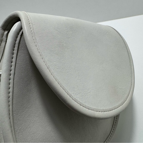 COACH VINTAGE Casey Bag in Bone White with Green Scarf - Picture 13 of 15